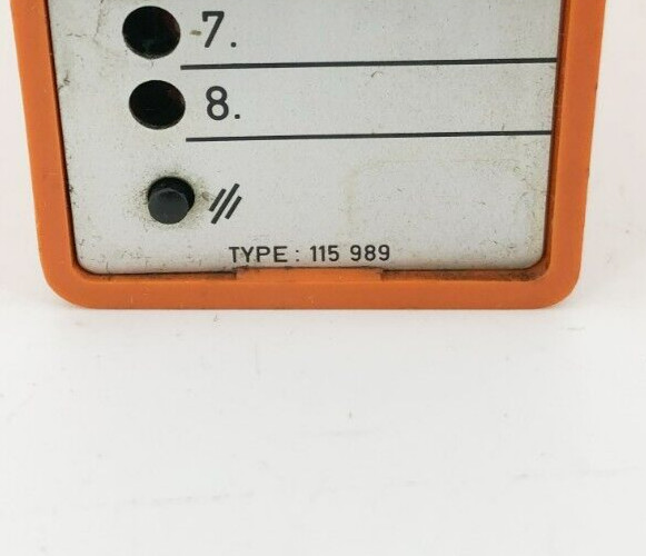 Tornos-Bechler 115-989 Timing Relay