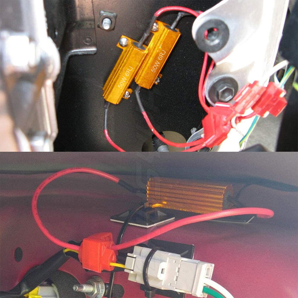 2x 4157 Load Resistor For Switchback LED Turn Signal Light Hyper Flash Fix