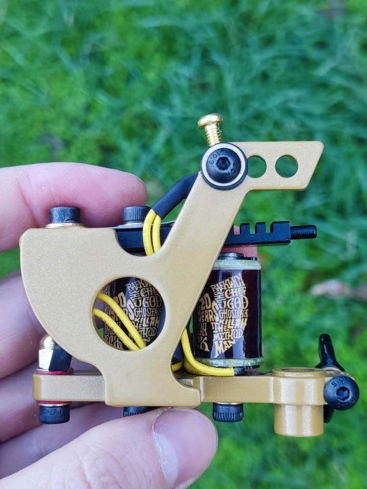 Custom Handmade Tattoo Machine Double Coils Delicate Fast Liner 8 wraps