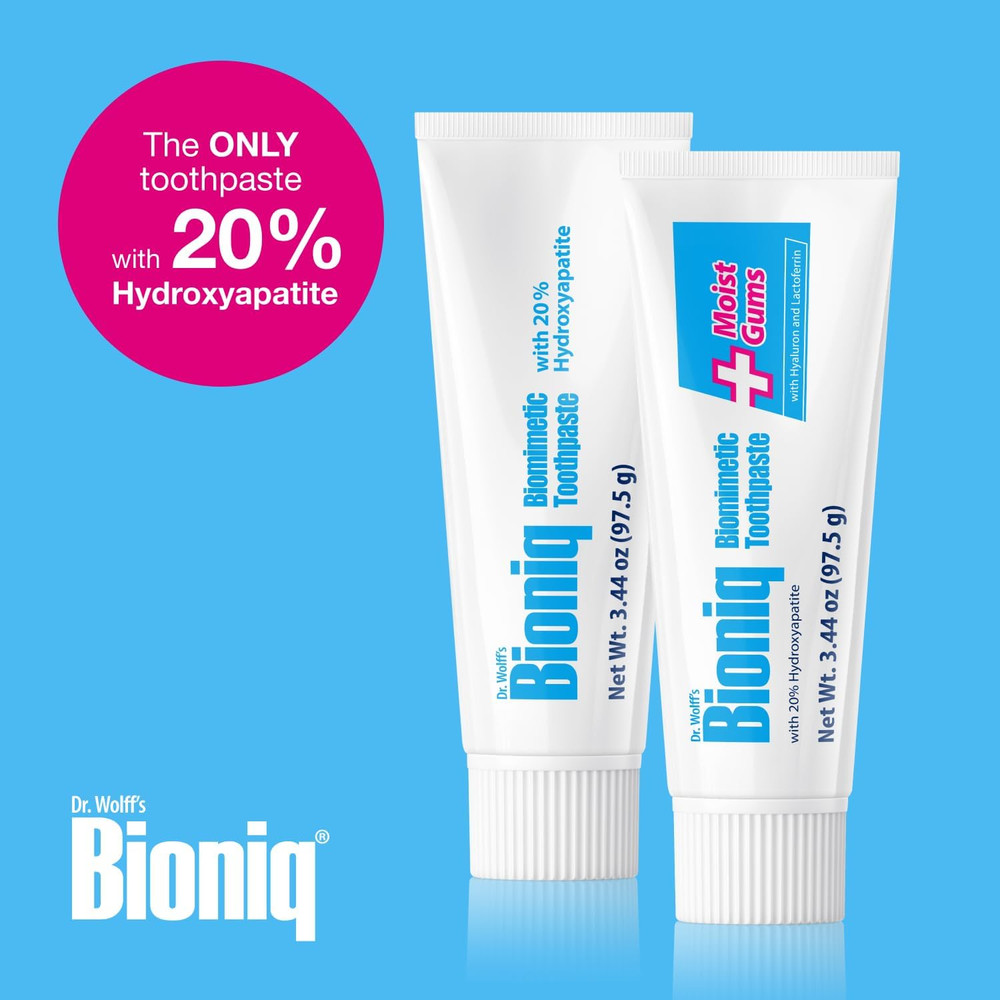 Bioniq Classic Fluoride Free Toothpaste with 20% Hydroxyapatite,Clinically Teste