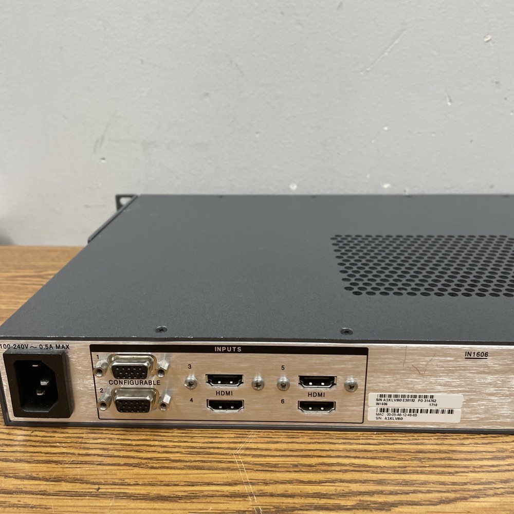 Extron IN1606 Six Input Scaling Presentation Switcher