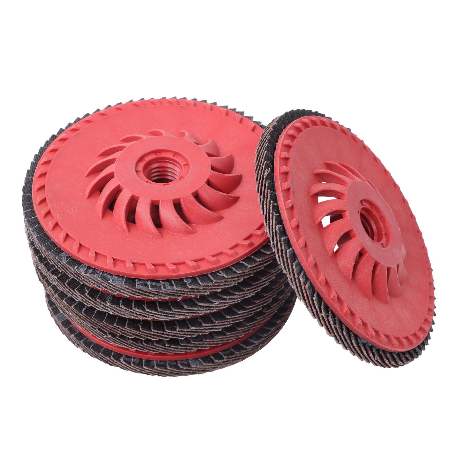 4-1/2 x 7/8" Flap Sanding Disc 80 Grits Type 29 Ceramic Grinding Wheel (10 Pack)