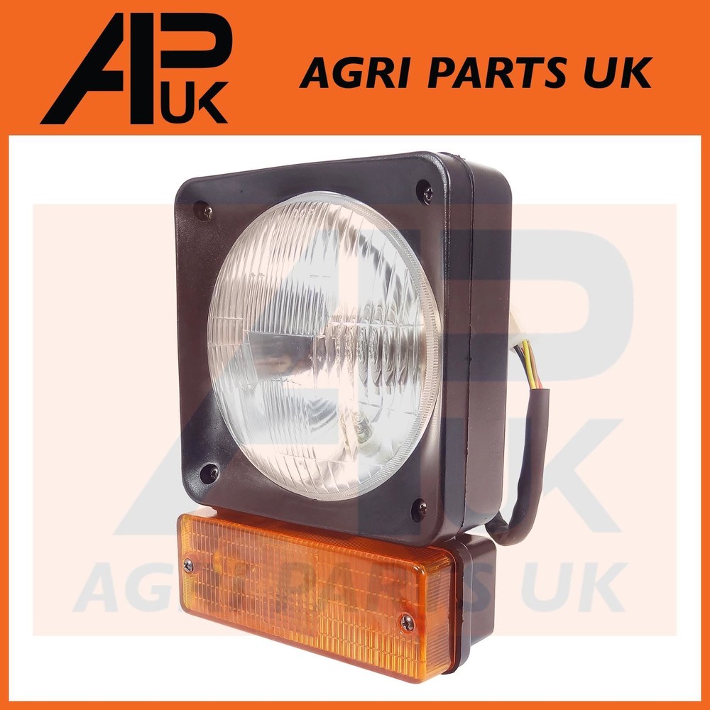 Front Headlight Headlamp Indicator assy Halogen Bulb for JCB Loadall Telehandler