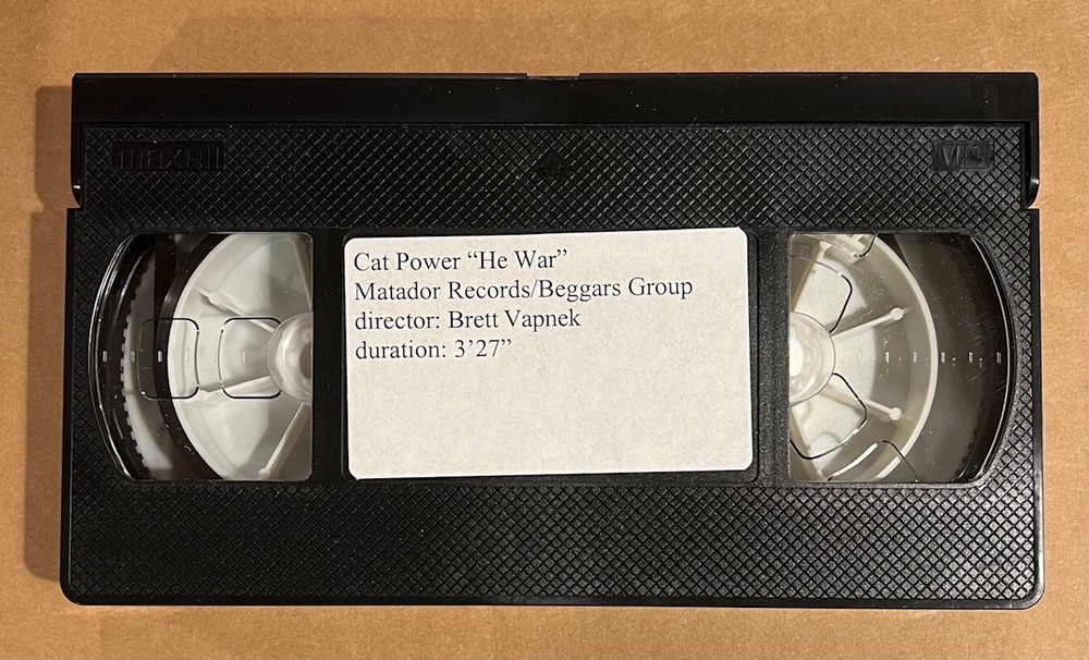 Cat Power - He War RARE promo VHS single
