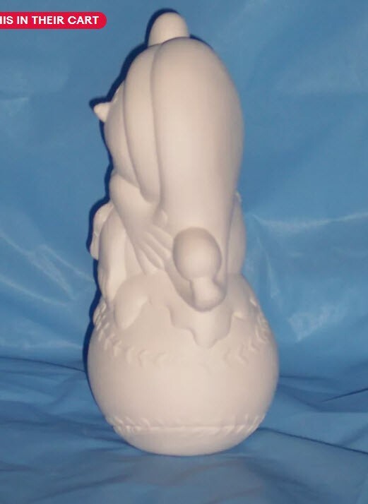 Ceramic Bisque~~ Ready to Paint~~ (3) Baseball Snowmen
