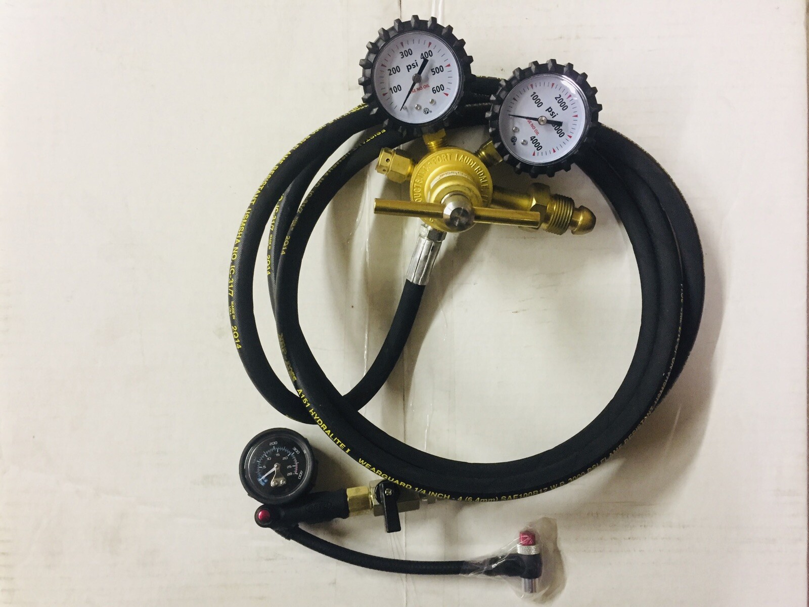 Nitrogen shock regulator fill tool W/ No Loss CHUCK And Bleeder Schrader Shocks