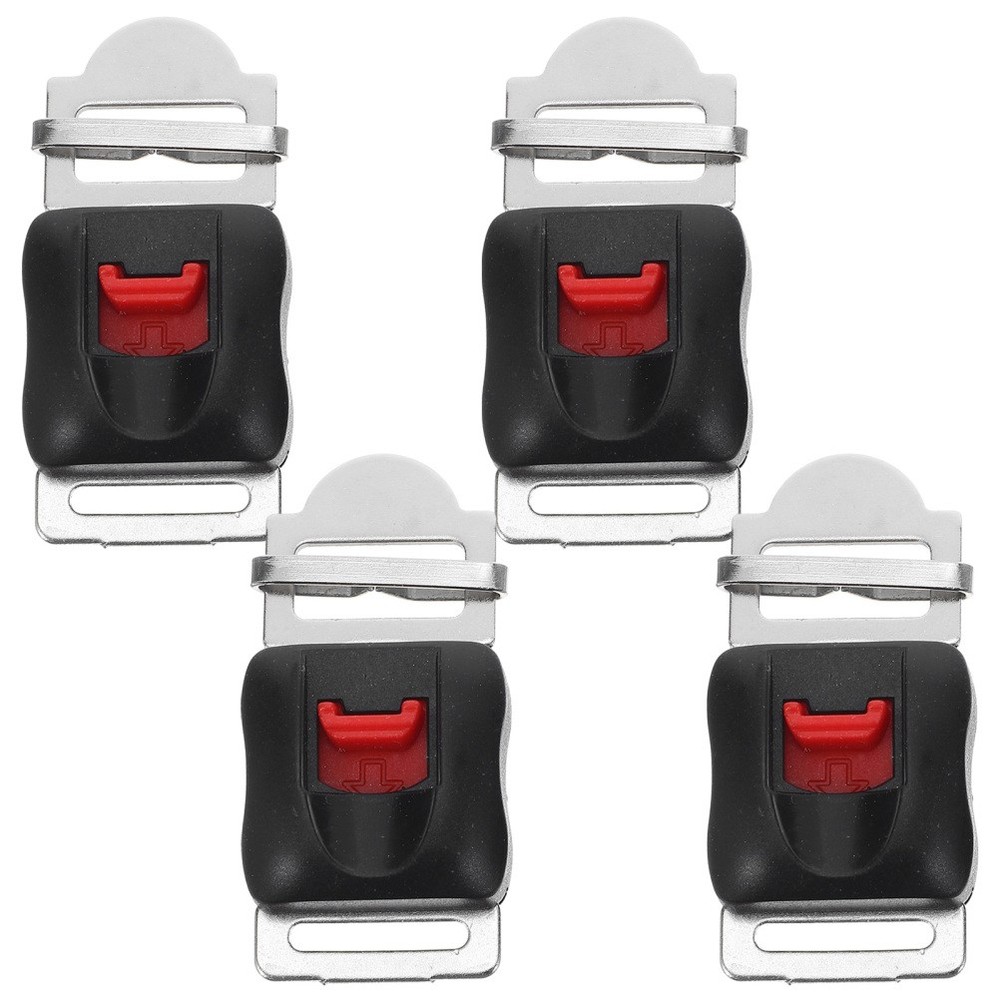 4 Pcs Motorcycle Quick Release Buckle Universal Chin Strap Lock Clip