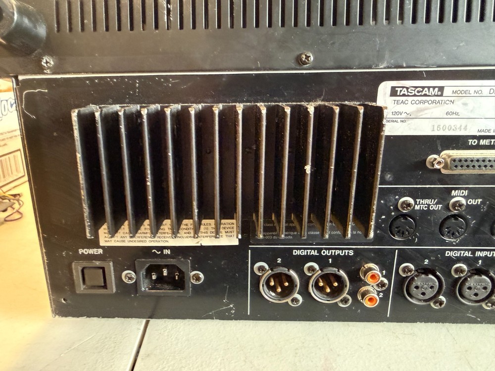 Tascam DM-24 Digital Mixing Console Professional Recording Mixer Untested