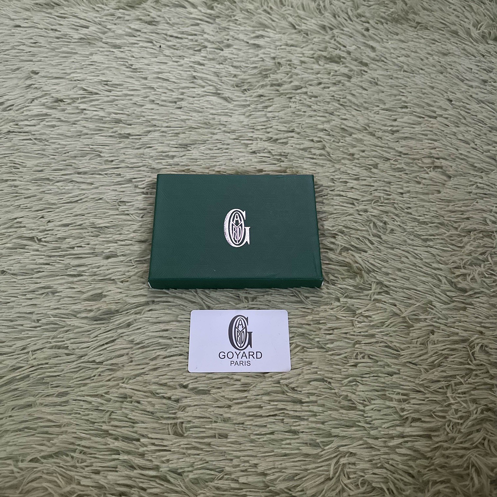 Goyard Passport Holder Wallet Blue