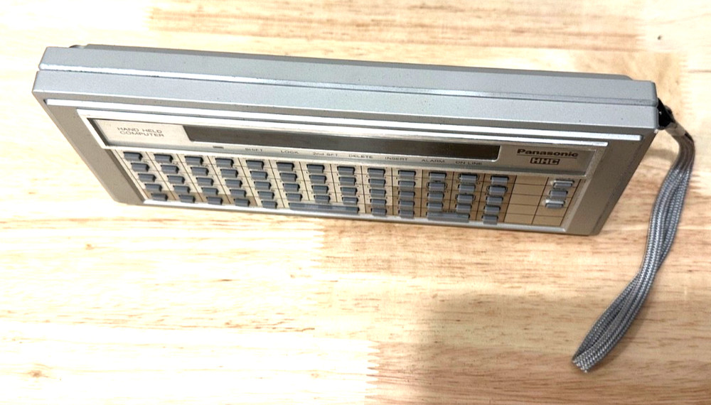 Panasonic RL-H1400 HHC Computer and Printer w/Case Vintage Untested AS IS