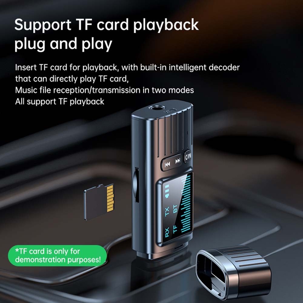 GT72 Bluetooth 5.4 Adapter - 3.5mm AUX & USB Receiver Transmitter Plug &7350