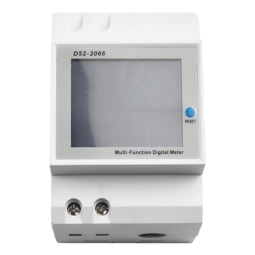 High Precision 100A DIN Rail AC Power Meter With Integrated Current Transformer