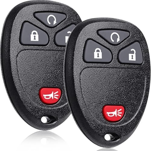 4-Button Car Key Fob Replacement: 2 Pcs Keyless Entry Remote 4Btn-OUC60221