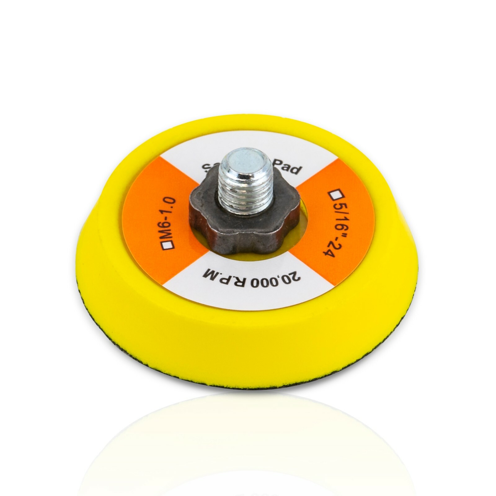 TGR 2" Hook and Loop Sanding Polishing Backup Pad with 5/16"-24 Threads (6 Pack)