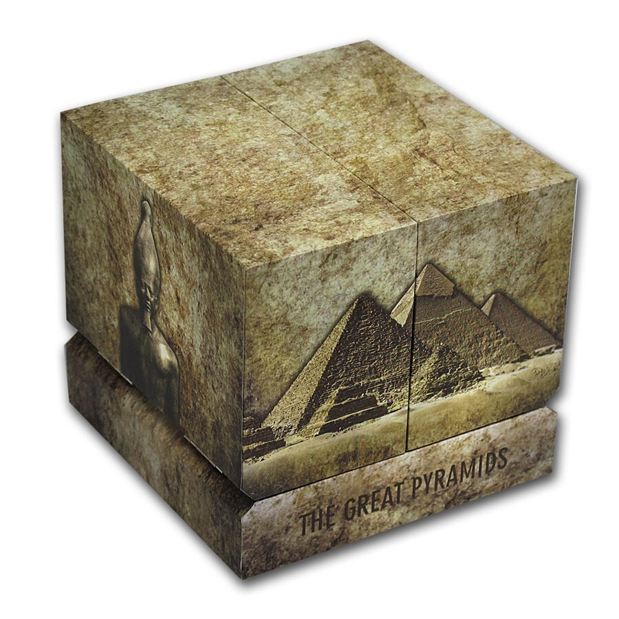 2014 Niue Silver The Great Pyramids Proof (First Pyramid Coin) 3 oz