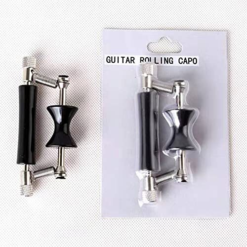 2 Pack Guitar Rolling Capo for Tuning Tone String Instruments Ukelele Mandolin
