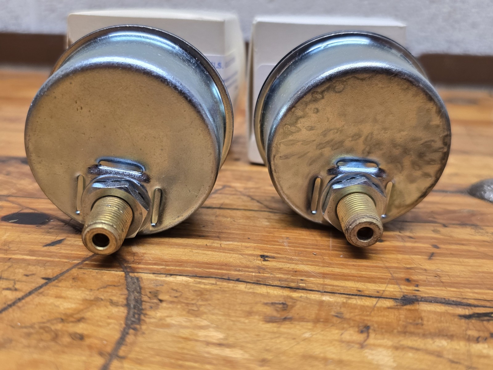 Pair Of Davey Air Compressor Pressure Gauges 300psi 2" Face 1/8"ANPT USA NEW