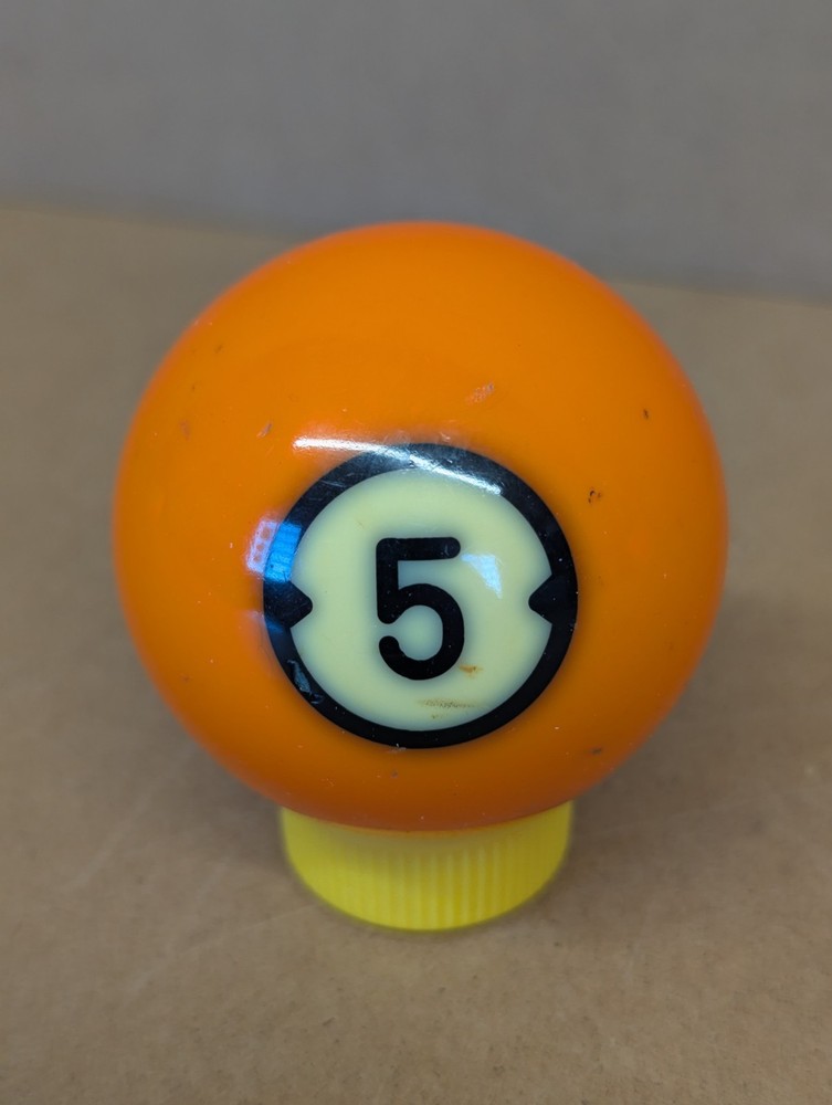 Brunswick Centennial Billiard # 5 Pool Ball Single Ball Replacement Solid Orange