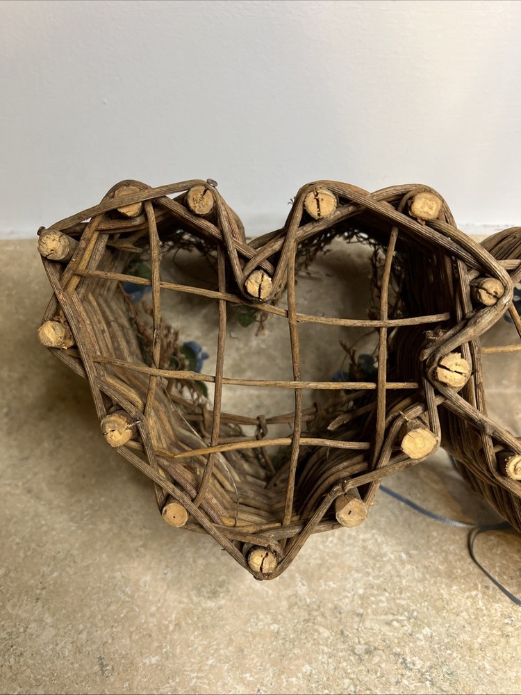 Cottage Core Handwoven Grapevine Hearts