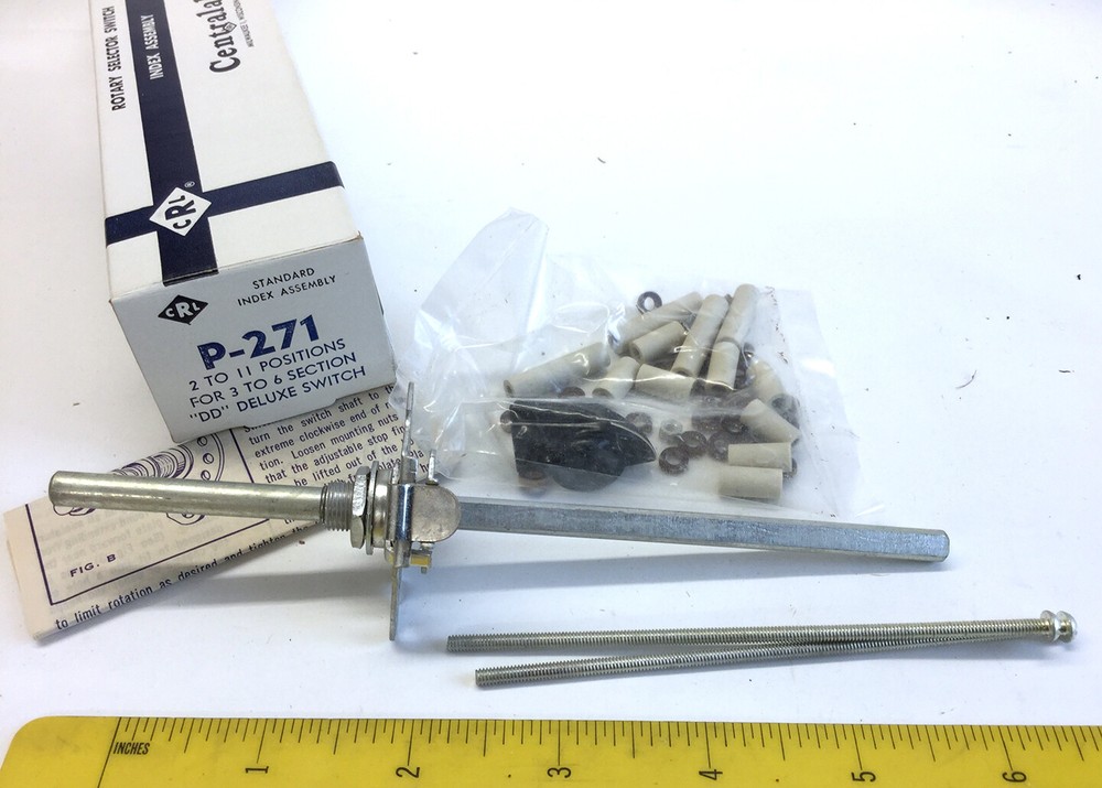 1 NOS Centralab Rotary Selector Switch P-271