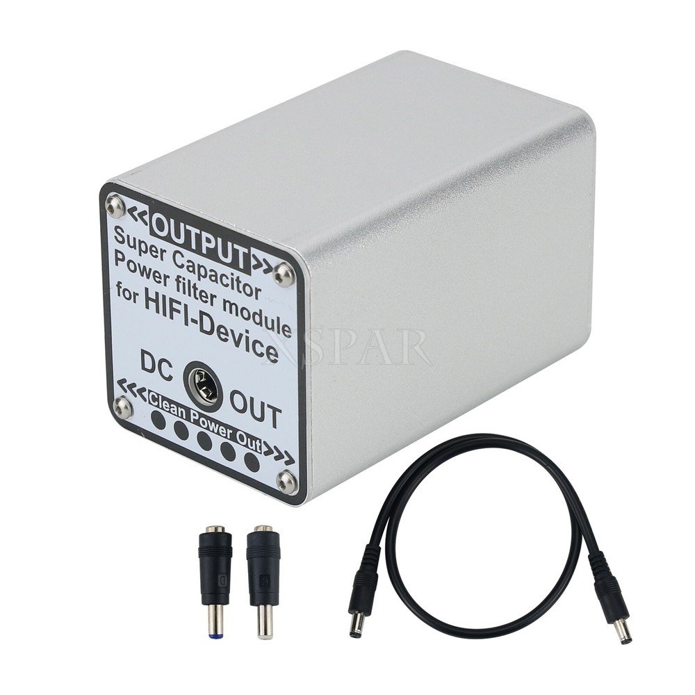 12V 3F Super Capacitor Power Filter Module for Hifi Line Filter EMI Filter DC2.1