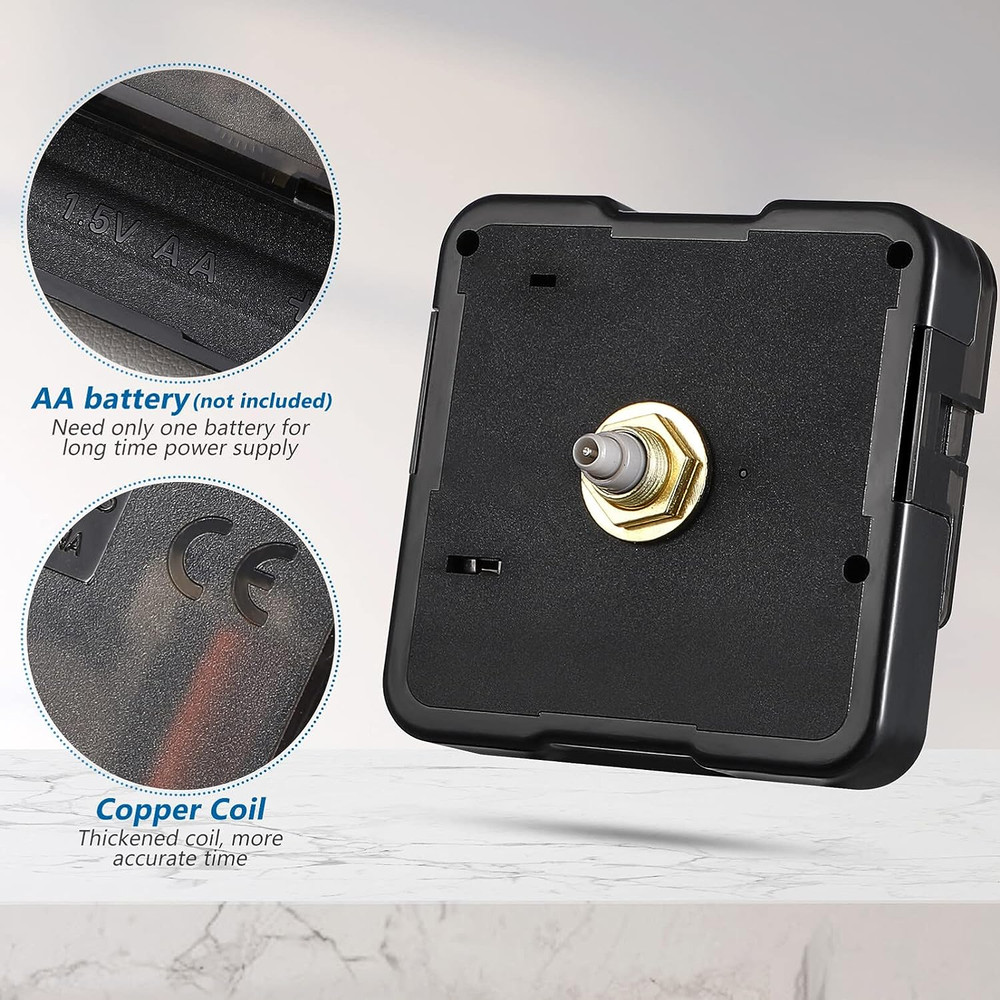 Quartz Clock Movement Replacement DIY Clock Mechanism Repair Part Accessory