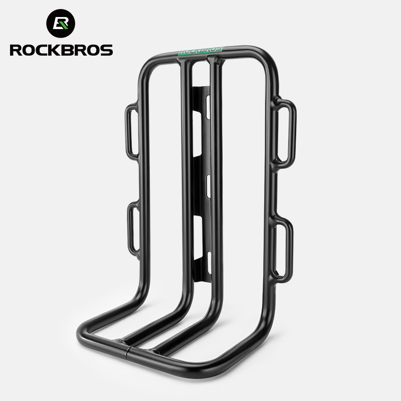 ROCKBROS Bike Front Fork Rack Quick Release Aluminum Luggage Carrier With Bag