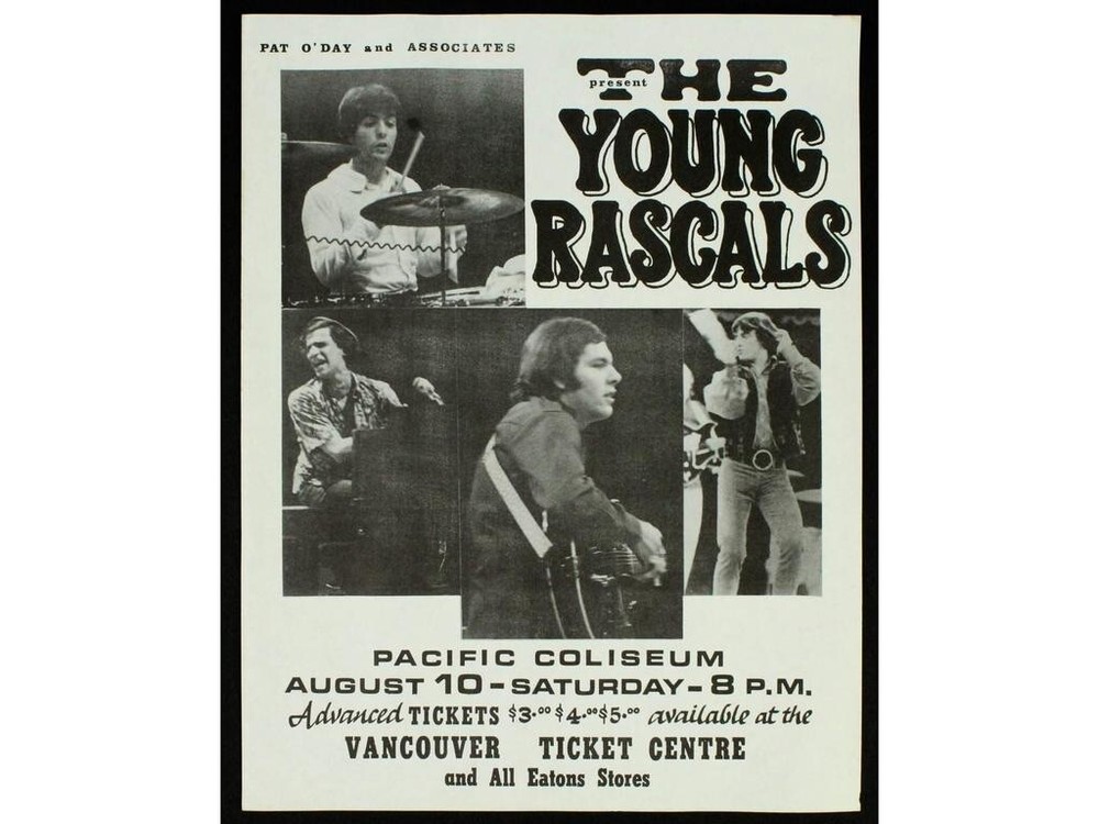 the young rascals hand bill