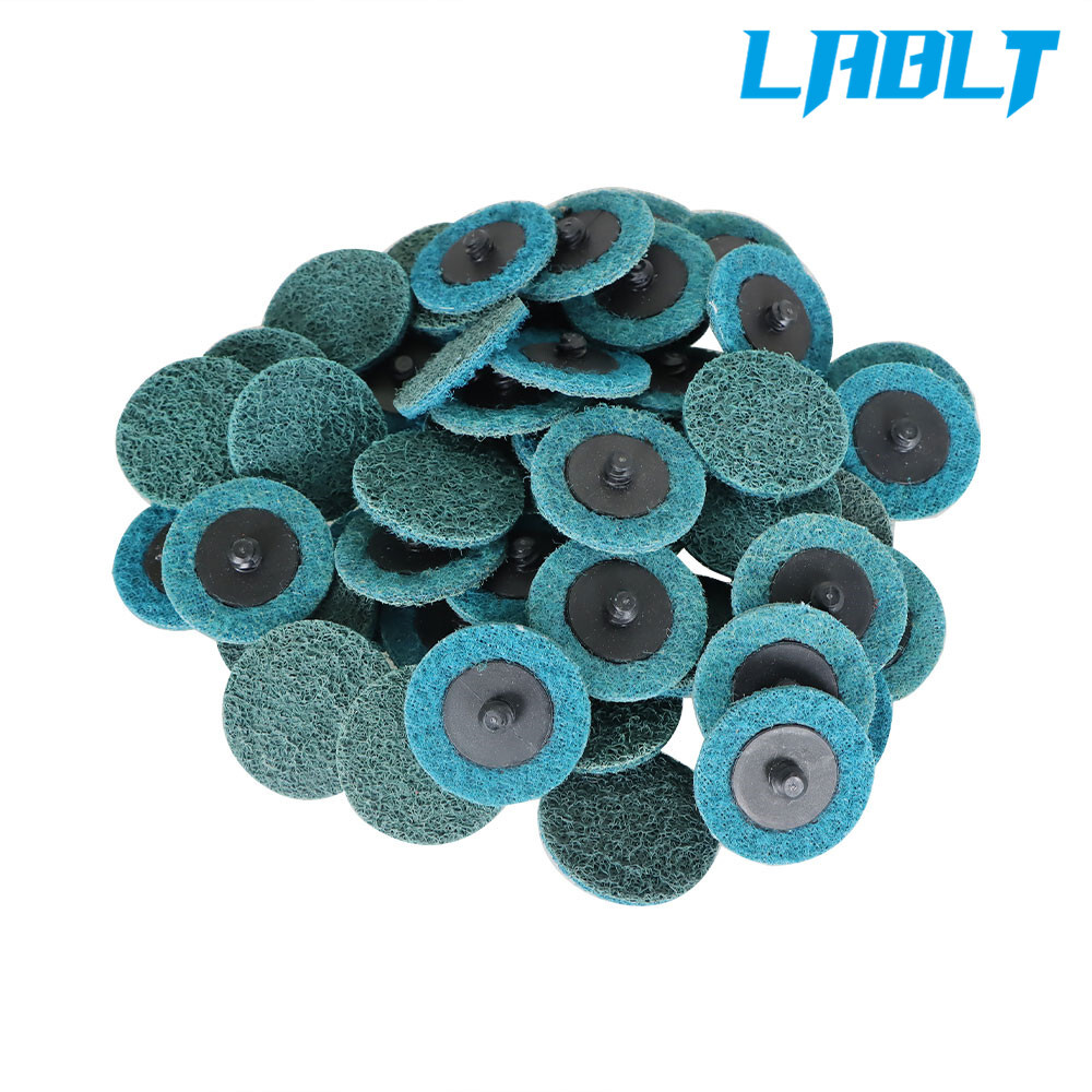 LABLT 50× 2" Fine Surface Conditioning Discs Roll Lock Die Grinder Sanding Pads