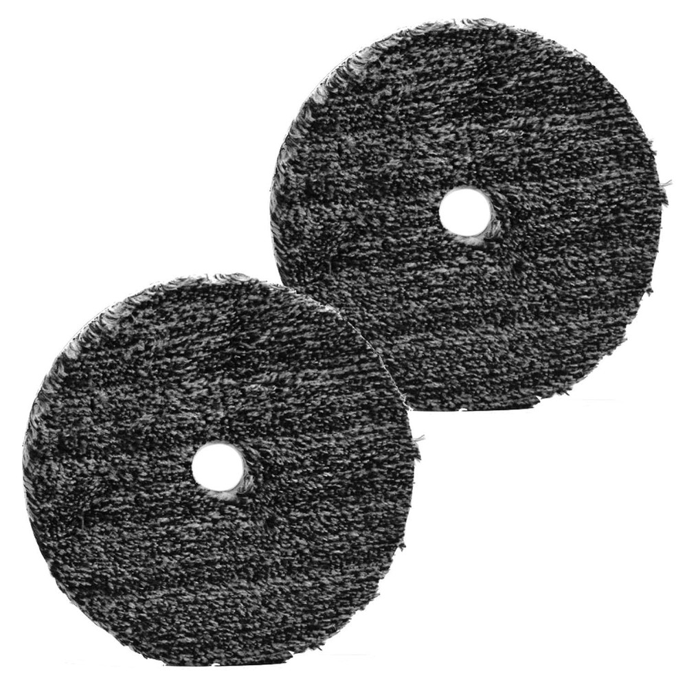 2 Pack Microfiber Polishing Pads 3in Car Buffing Compounding Waxing