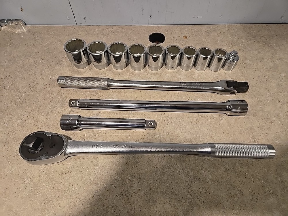Napa 3/4" Drive Ratchet Set U.S.A Made (Excellent Condition)