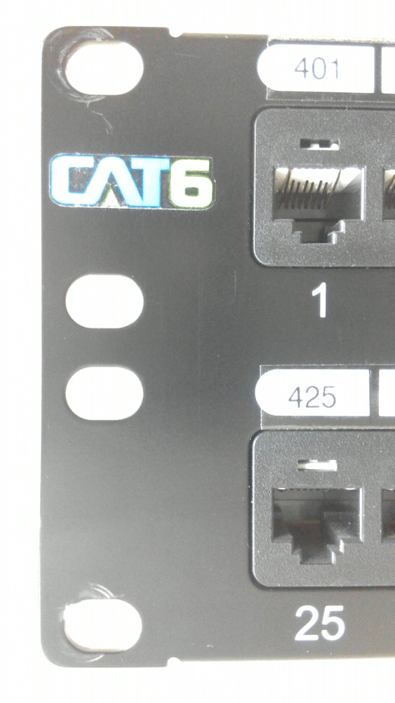 ICC ICMPP04860 48-port CAT6 Patch Panel Rack Mountable 2 RMS