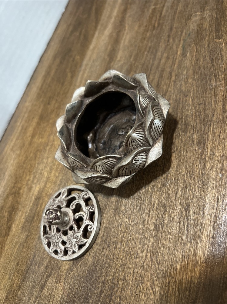 Lotus Blossom Metal Burner
