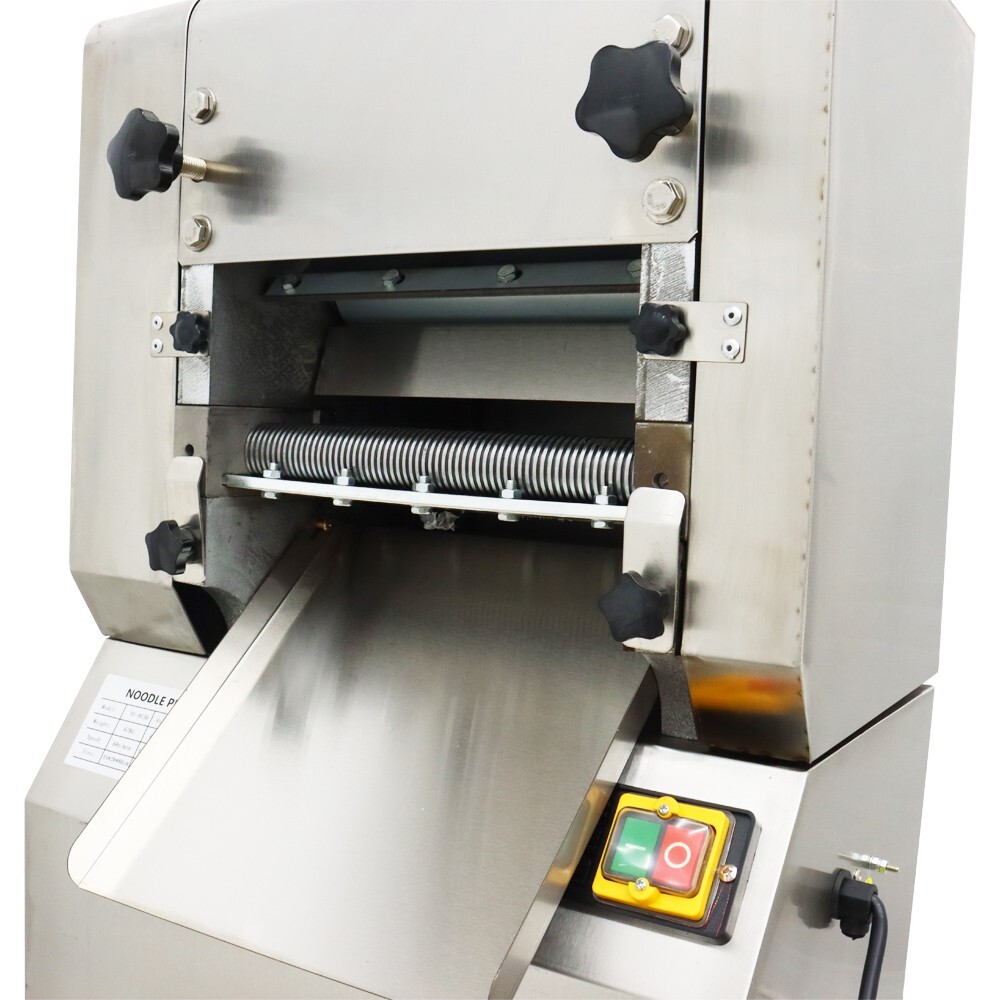 Electric Dough Roller Sheet Maker 110V Dumplings Noddoles Making Machine 1 &2mm