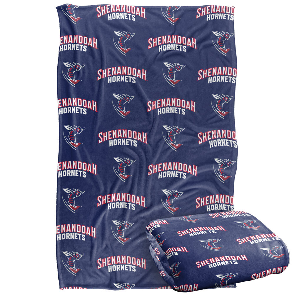 Shenandoah University Logo Pattern Silky Touch Super Soft Throw Blanket
