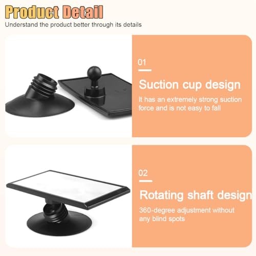 Car Interior Rearview Baby Mirror, Adjustable Wide Angle Windshield HD-155