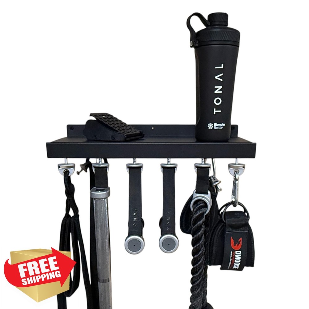 Tonal 17" Accessory Shelf 6 T-Lock Mounts 5 Hooks