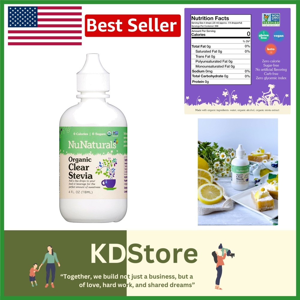 Clear Extract Stevia: Pure Plant-Based Liquid Sweetener