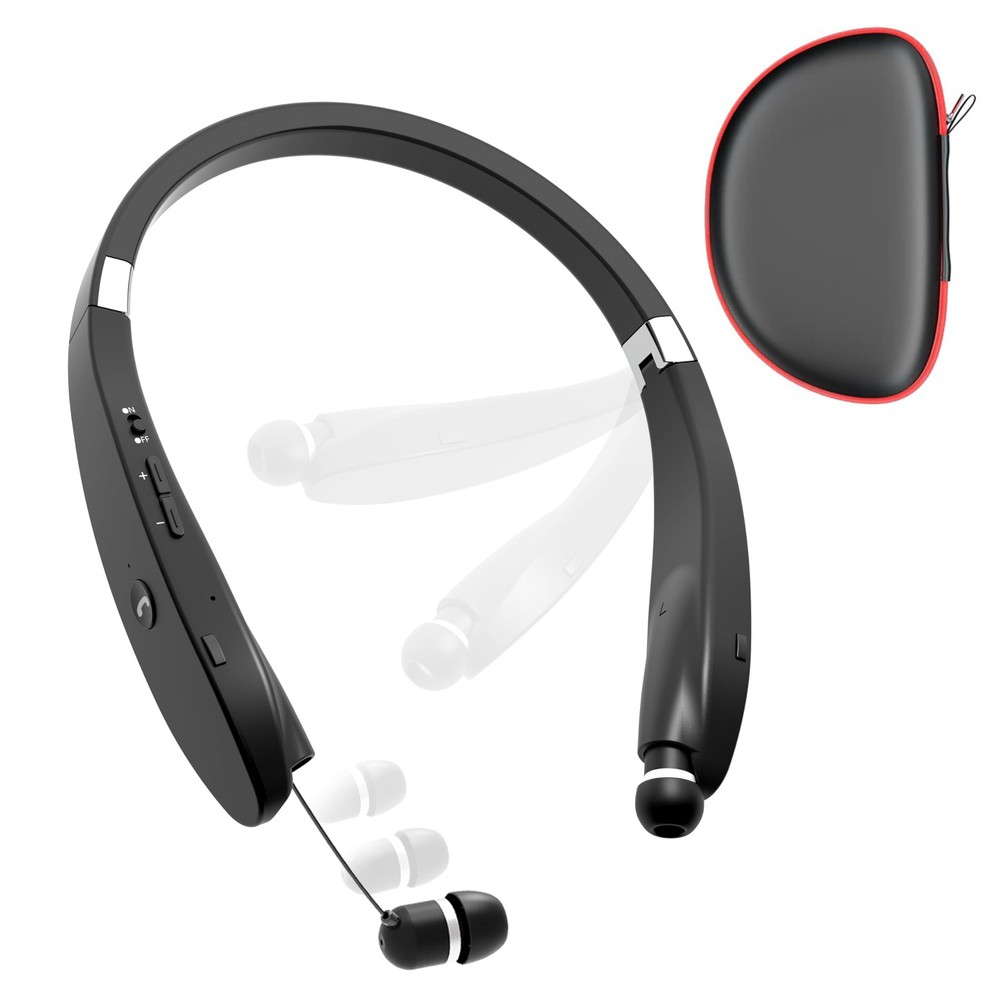 Bluetooth Neckband Headphones, Dpvisn Foldable Wireless Lightweight Neck Head...