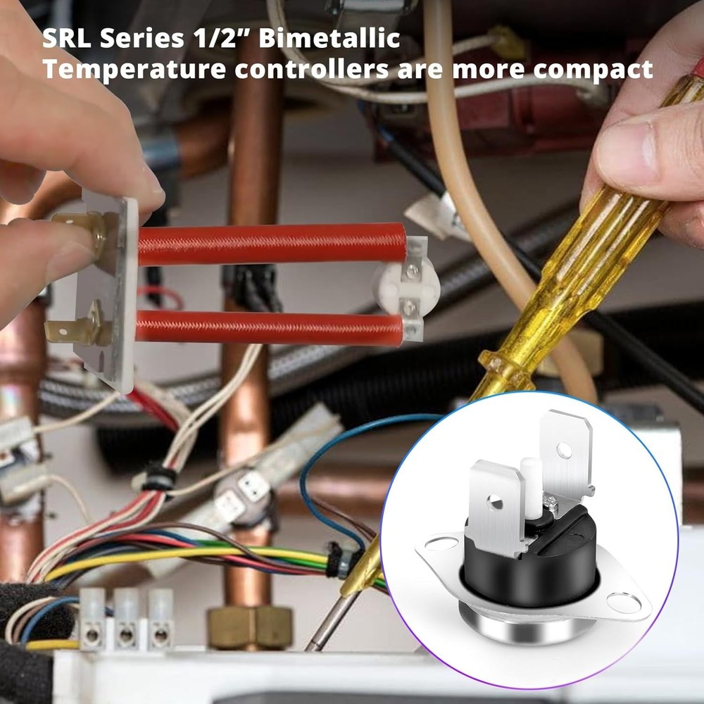 Manual Reset Limit Switch Plastic 2-Position Safety Overheat Control