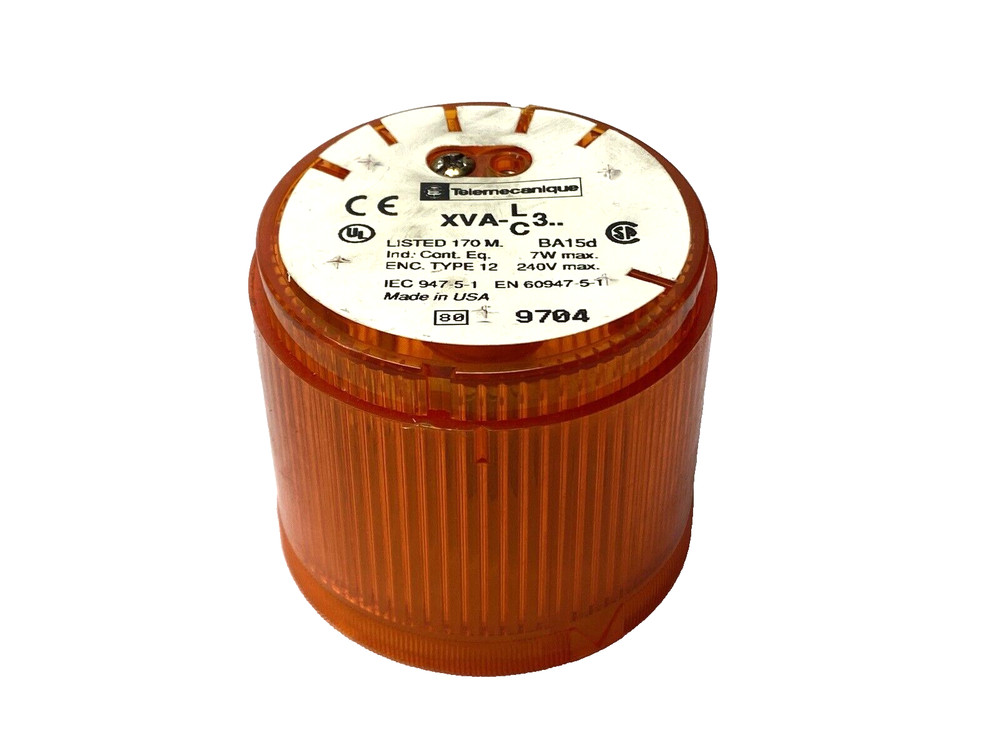 Telemecanique XVA-LC3 Orange Stack Light 240V