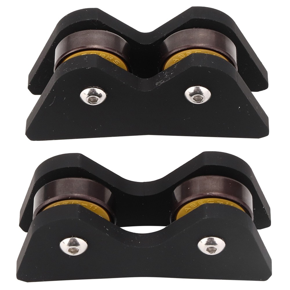 2pcs Pool Cue Straightness Checker Roller Detector