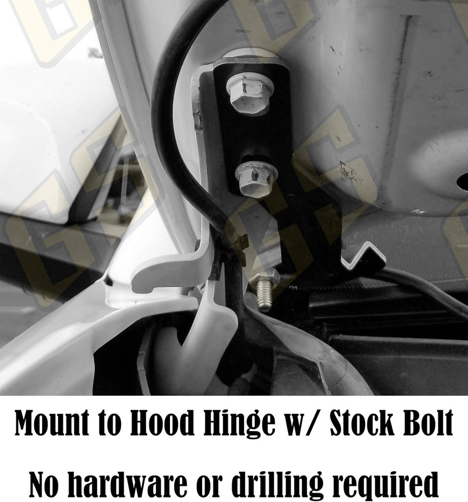 Engine Hood Hinge Ditch Brackets mounting Auxiliary Off-Road LED Pod Work Light