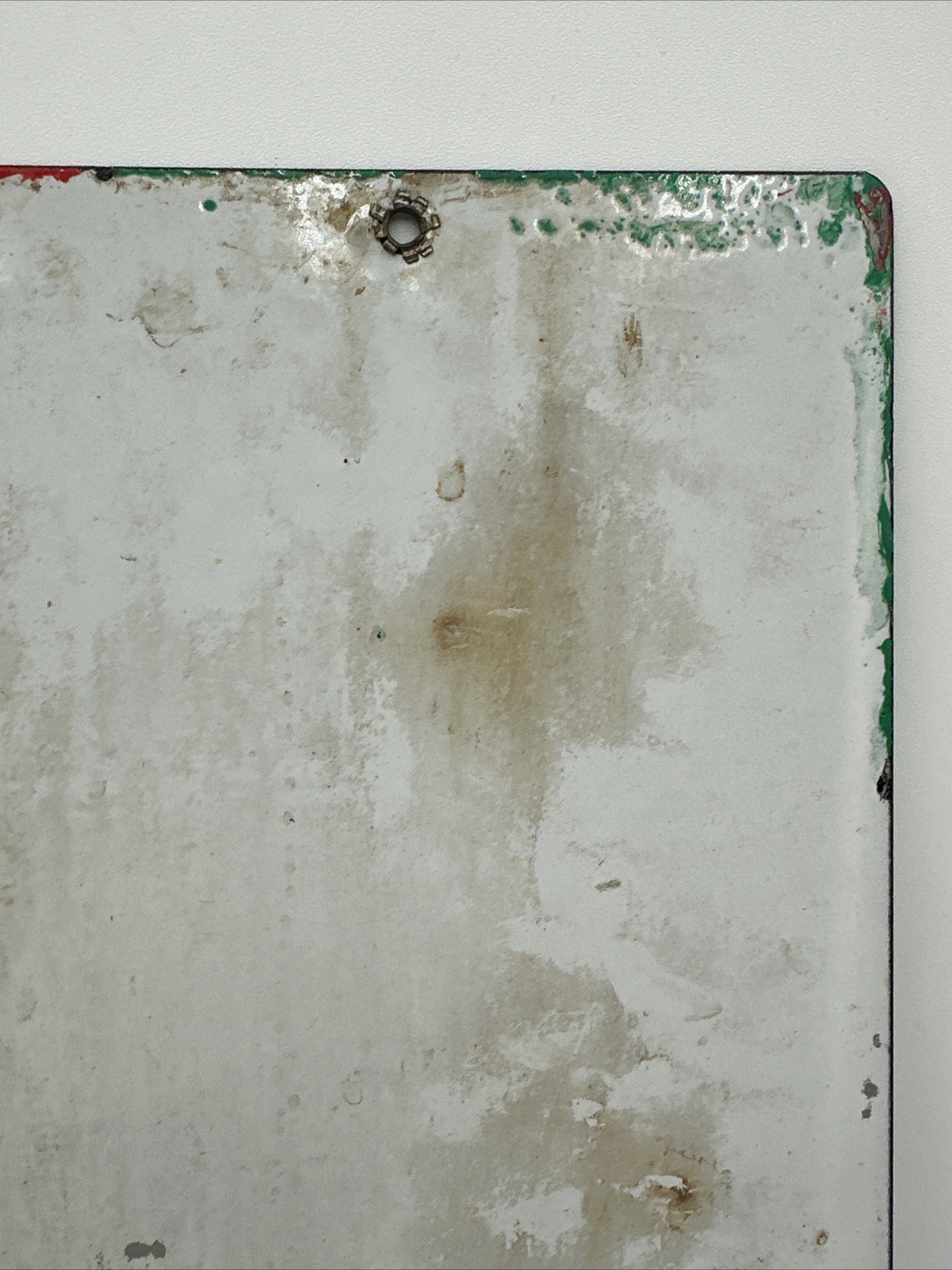 Vintage Texaco Sky Chief Gasoline Metal Sign 1947 12x18 Used