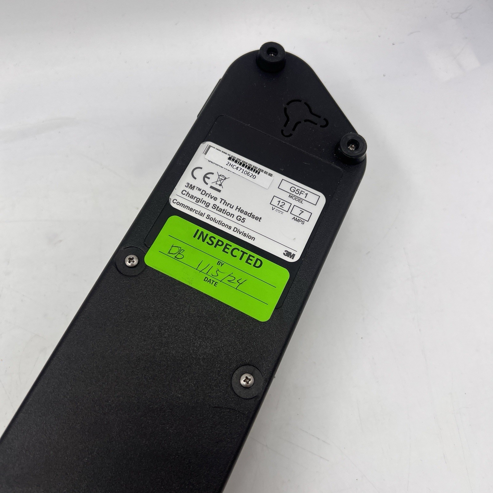 3M PAR G5 Drive Thru 5 Battery Charger Wireless Headset Bays G5F1 Power Adapter