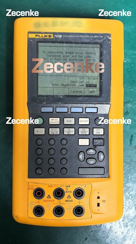 Fluke 743B Documenting Process Calibrator used