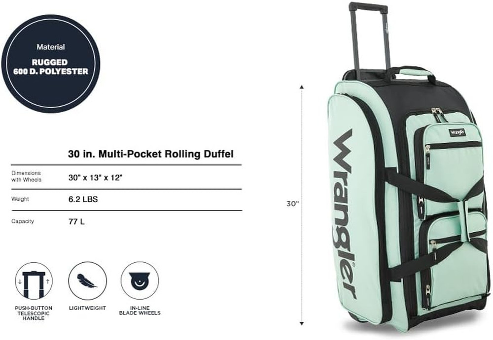 Wesley Rolling Duffel Bag