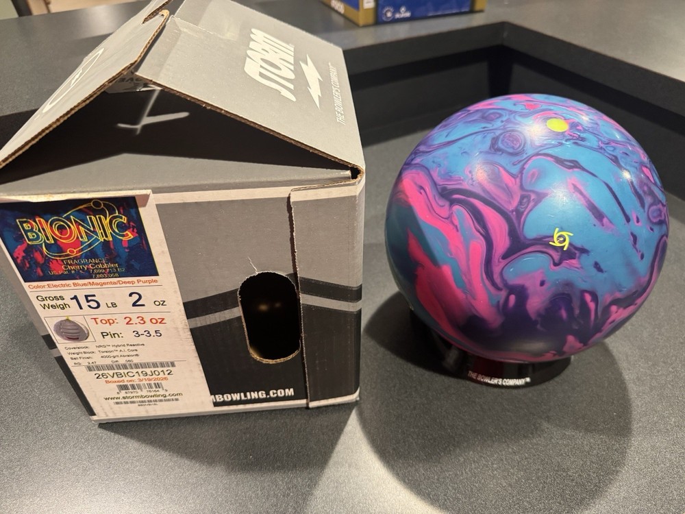Storm Bionic Bowling Ball 15lb NIB