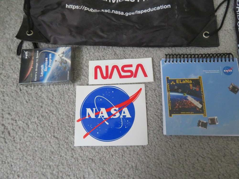 NASA Launch Services Program OFFICIAL Lanyard Decal, Backpack, Playing Cards lot