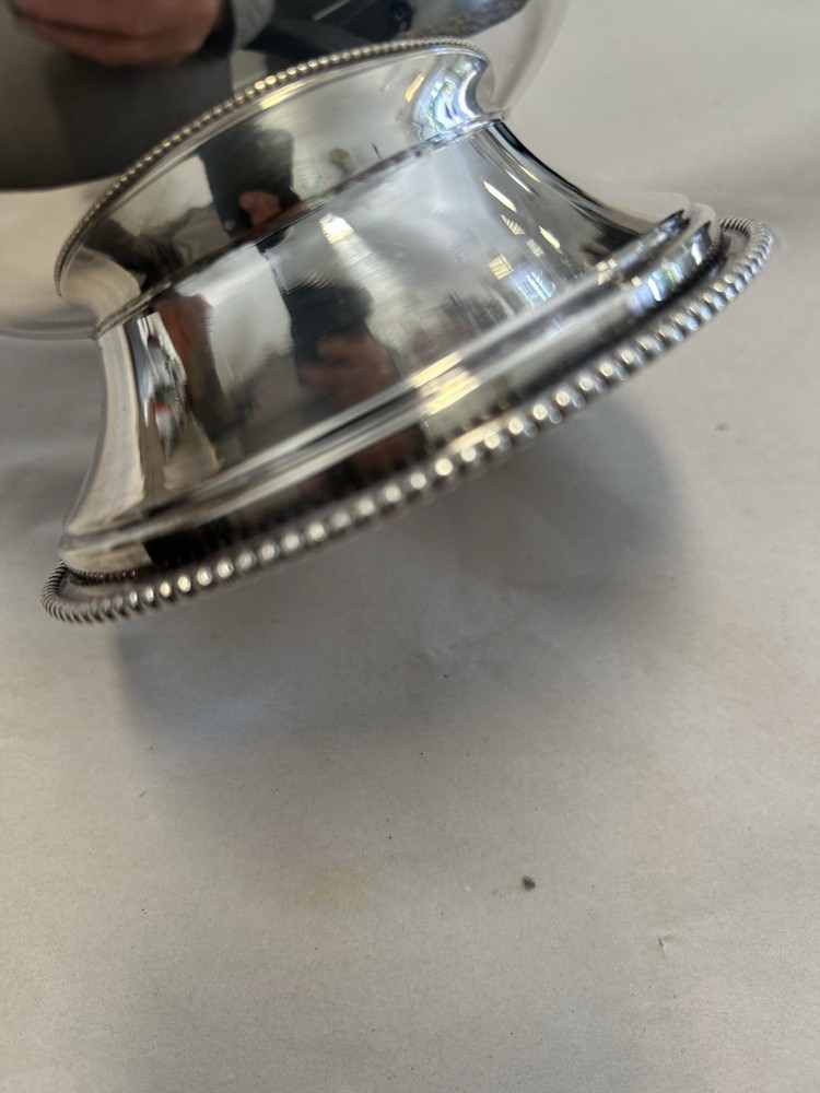 Vintage silver plate water pitcher